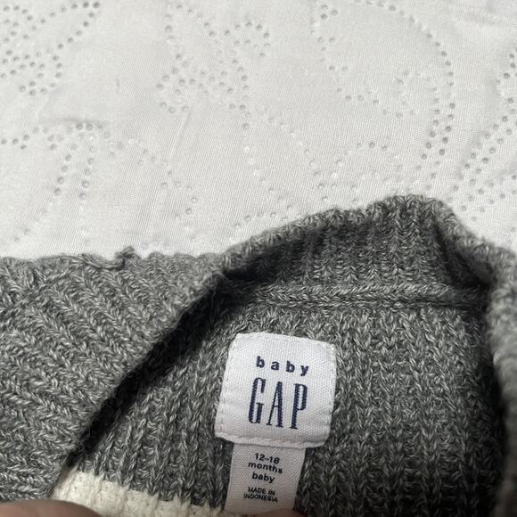 Gap Knit Pullover Striped Sweater Size 12-18m - Picture 5 of 6